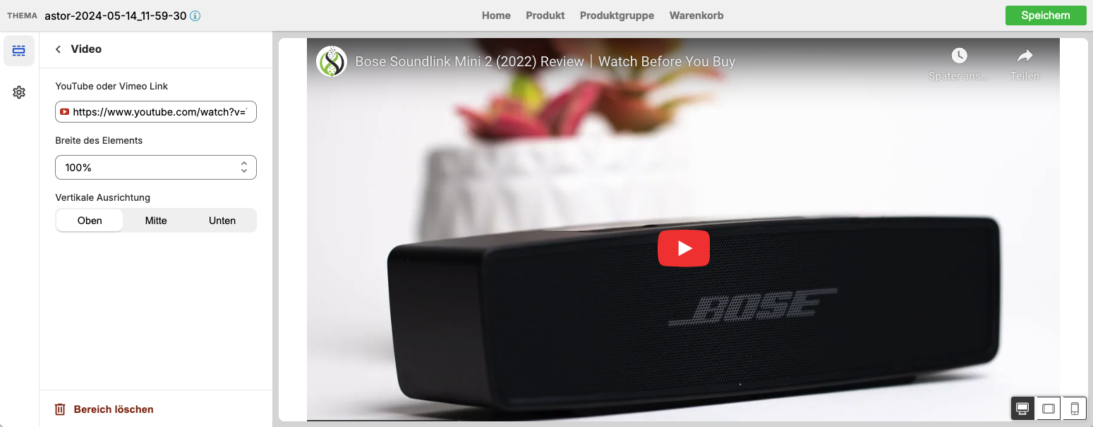Videos zeigen