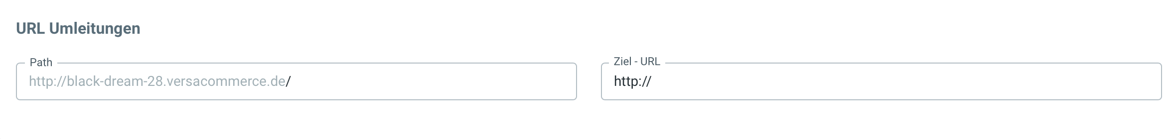 URL-Umleitungen